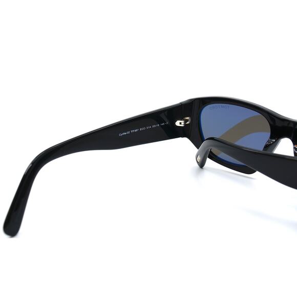 NEW TOM FORD TF987/S CYRILLE-02 BLACK GREY AUTHENTIC SUNGLASSES - Picture 7 of 9